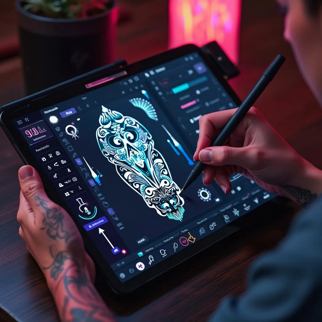 Diseño digital de tatuajes